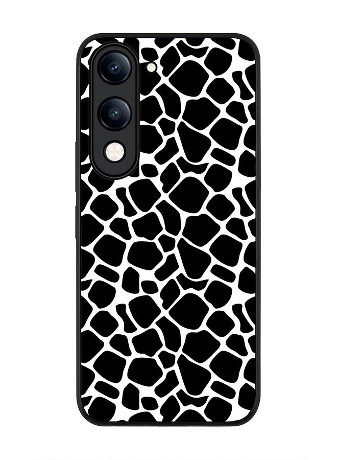For vivo Y29s 5G / Y19s 5G Case,Slim fit Camera Protection, Shockproof Thin Phone cover  - Cow Skin Print